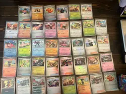 Pokemon TCG Prismatic Evolutions Bulk Lot Of Pokeball Reverse Holo Cards (46tot) - Image 1