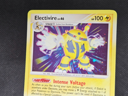Pokemon TCG Electivire LV. 46 3/130 Rare Diamond & Pearl Holo Swirl Vintage Card - Image 2