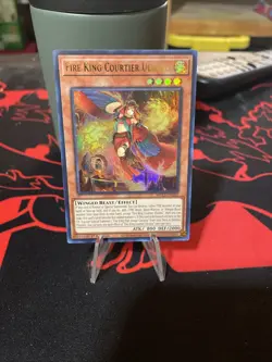 MP25-EN262 Fire King Courtier Ulcanix Ultra Rare 1st Edition YuGiOh Card - Image 1