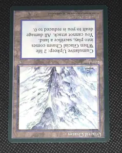 Magic The Gathering Glacial Chasm Ice Age Uncommon Card NM MTG - Image 2