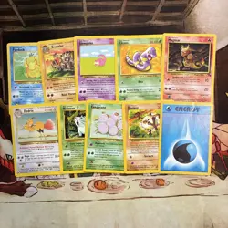 Pokemon TCG Vintage Lot 10 Cards Base Set 1999-2000 Vintage WOTC - Image 1
