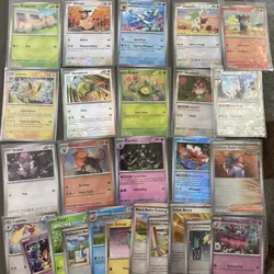 Pokemon Prismatic Evolutions POKEBALL CARD LOT 26 Different Pokeball Pattern - Image 1