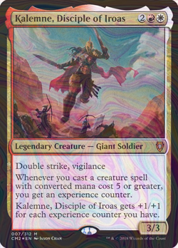 Foil Kalemne, Disciple of Iroas - Commander Anthology Volume II | Lightly Playe - Image 1