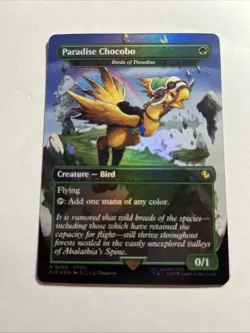 Paradise Chocobo - Birds of Paradise Borderless FINAL FANTASY Foil + Bonus Rare! - Image 1
