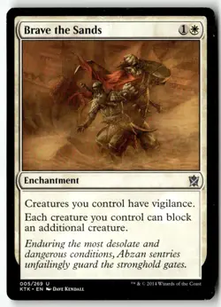 MTG Brave the Sands - Khans of Tarkir Heavily Played English - Image 1
