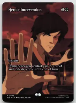 Heroic Intervention (Borderless) M Normal Avatar The Last Airbender Eternal 0043 - Image 1