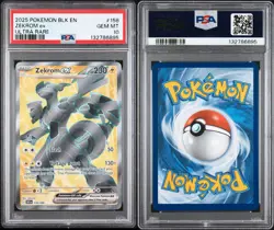 Zekrom ex 158 2025 Pokemon BLK EN Black Bolt Ultra Rare Full Art PSA 10 GEM MINT - Image 3