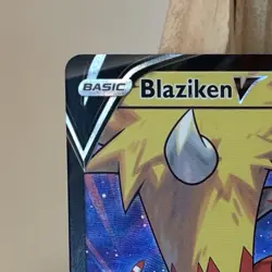 Pokemon TCG Blaziken v TG14/TG30 Holo Ultra Rare Silver Tempest Trainer Gallery - Image 3