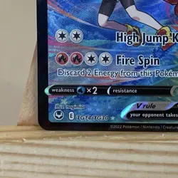 Pokemon TCG Blaziken v TG14/TG30 Holo Ultra Rare Silver Tempest Trainer Gallery - Image 5