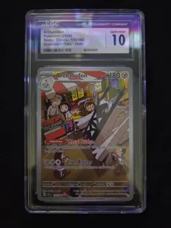 Pokemon TCG Stellar Crown Archaludon Full Art #155/142 GRADED CGC 10 - Image 1