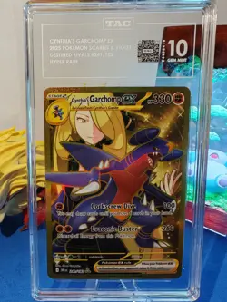 Cynthia's Garchomp ex 241/182 HR - Pokemon TCG Destined Rivals TAG 10 - Image 1