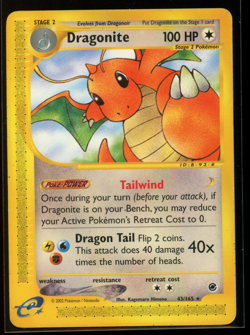 2002 Pokemon Expedition #43 Dragonite - Image 1