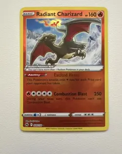 Pokemon Crown Zenith Radiant Charizard 020/159 Holo Rare - Image 1