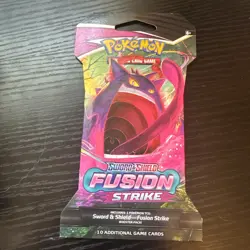 Pokemon TCG Sword & Shield 08 Fusion Strike Sleeved Booster Pack 820650809170 - Image 1