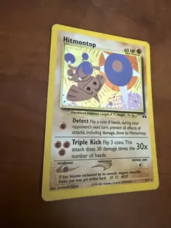 Pokemon TCG Hitmontop Neo Discovery 3/75 Holo Rare | English Unlimited - Image 2