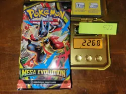 22.68g (Heavy HEAVIEST) Mega Evolution Pokemon Booster Pack - Sealed #522 - Image 1