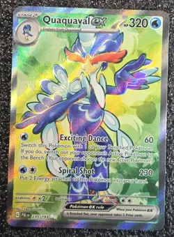 Pokemon TCG Quaquaval ex 235/193 Paldea Evolved 2023 NM - Image 2
