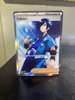 2023 Pokemon TCG Paldea Evolved Falkner 251/193 Holo Full Art Rare - Image 1