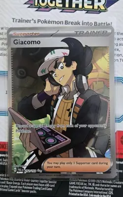 Giacomo #252/193 Full Art Ultra Rare Paldea Evolved Pokemon Scarlet & Violet - Image 1
