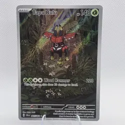 Pokemon TCG Shrouded Fable Tapu Bulu Illustration Rare Holo 065/064 - Image 1