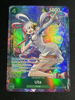 Uta (Alt Art) OP13-023 SR Carrying on His Will - ONE PIECE Card Game ENGLISH - Image 1