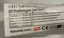 Final Fantasy TCG Trading Cards Opus 1 Booster Dutch - Image 2