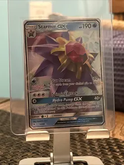 Pokemon TCG Starmie GX Sun & Moon Hidden Fates 14/68 Ultra Holo Rare Card NM-M - Image 1