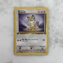 1999 English Pokemon Meowth and Persian Original Cards - Image 2