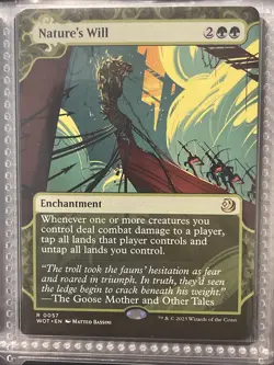 Nature's Will - Near Mint MTG Wilds of Eldraine: Enchanting Tales - Image 1