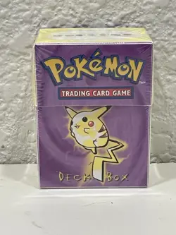 Vintage WOTC Pokemon Trading Card Game Deck Box Sealed Unopened ￼￼ - Image 1