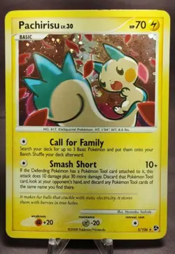 Pokemon TCG Pachirisu Holofoil Card Great Encounters 5/106 Played - Image 1