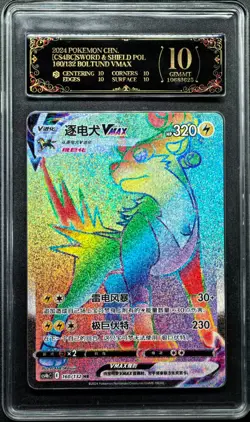 2024 pokemon cards CHN. Boltund VMAX 160/132 HR PCG 10 PRISTINE (SAME AS PSA 10) - Image 1