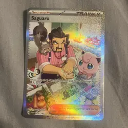 Pokemon Card Saguaro 270/193 Special Illustration Rare Paldea Evolved Near Mint - Image 1