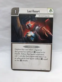 (4) Star Wars Imperial Assault Hired Guns Villain Pack Cards - Image 2