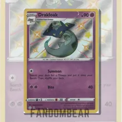 SHINY Drakloak Shining Fates SV061/SV122 SHINY VAULT card 2021 Pokemon NM/LP - Image 2