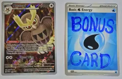 Noctowl SVP 141 Scarlet & Violet Promo Cards Pokemon TCG & Bonus Card - Image 1