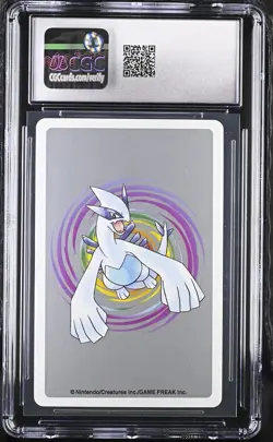 1999 Pokemon Japanese Silver Poker Set Nintendo Playing Card Houndour CGC 10 - Image 2