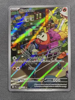 Fuecoco Scarlet & Violet Paldea Evolved Holo Illustration Card 201/193 - Image 1
