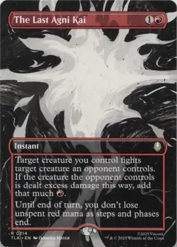 The Last Agni Kai (Borderless) R Avatar: The Last Airbender 314 NM MTG - Image 1