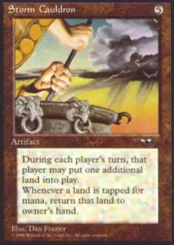 Moderate Play, English MTG Regular Storm Cauldron Alliances Magic the Gathering - Image 1