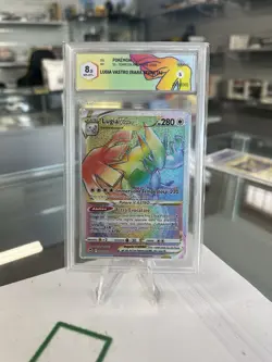 Lugia V Astro Hyper Pokemon Tempesta Argentata ITA Psa 8.5 - GRAAD 8.5 Gem Mint - Image 2