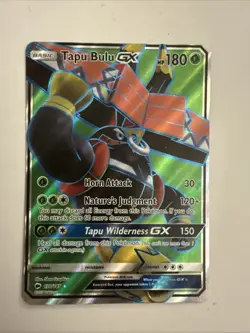 Tapu Bulu GX 130/147 Burning Shadows Full Art Ultra Rare Holo Pokemon Card - Image 1