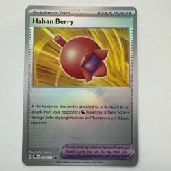 Haban Berry (Poke Ball) 111/131 Pokemon Prismatic Evolutions pokeball - Image 1