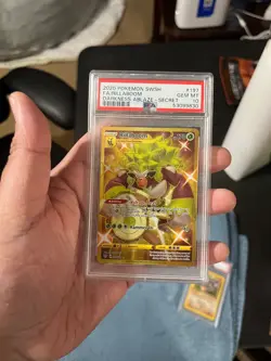2020 POKEMON SWORD & SHIELD DARKNESS ABLAZE SECRET FULL ART/RILLABOOM PSA 10 - Image 1