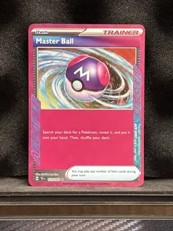 Master Ball 153/162 Pokemon Temporal Forces - NM ACE SPEC - Image 1