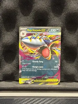 Mega Sharpedo ex 061/094 Double Rare Phantasmal Flames Pokemon TCG NM - Image 1