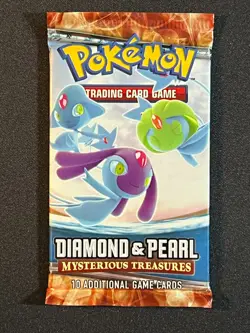 Pokemon 2007 Diamond & Pearl Mysterious Treasures Booster Pack Factory Sealed EN - Image 2