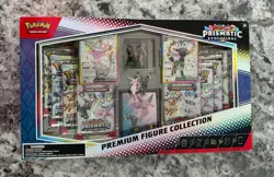 Pokemon TCG Scarlet & Violet Prismatic Evolutions Premium Figure Collection Box - Image 1