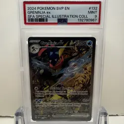 2024 POKEMON SVP PROMO (SPECIAL ILLUSTRATION COLLECTION) #132 GRENINJA EX PSA 9 - Image 1