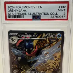 2024 POKEMON SVP PROMO (SPECIAL ILLUSTRATION COLLECTION) #132 GRENINJA EX PSA 9 - Image 2
